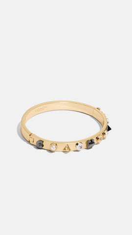 Coach Deco Hinged Bangle