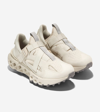 w26790-Women's 5.ZERØGRAND Monk Strap Running Shoe-Silver Birch-City Skyline