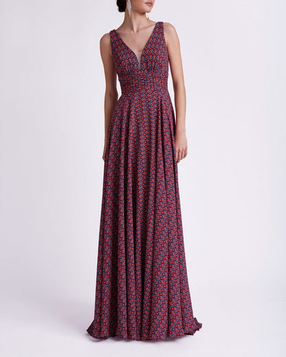 Printed Cocktail Dress