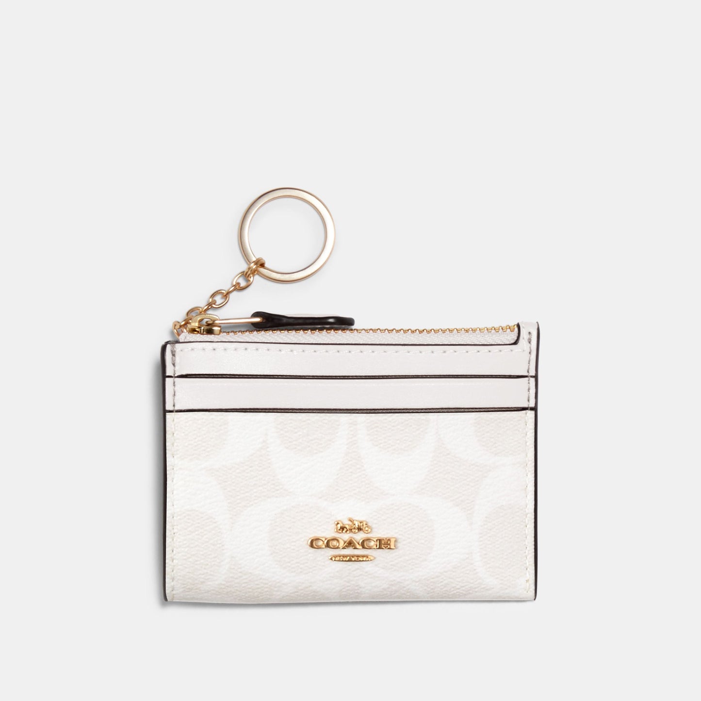 88208-Mini Skinny Id Case In Signature Canvas-Im/Chalk/Glacierwhite