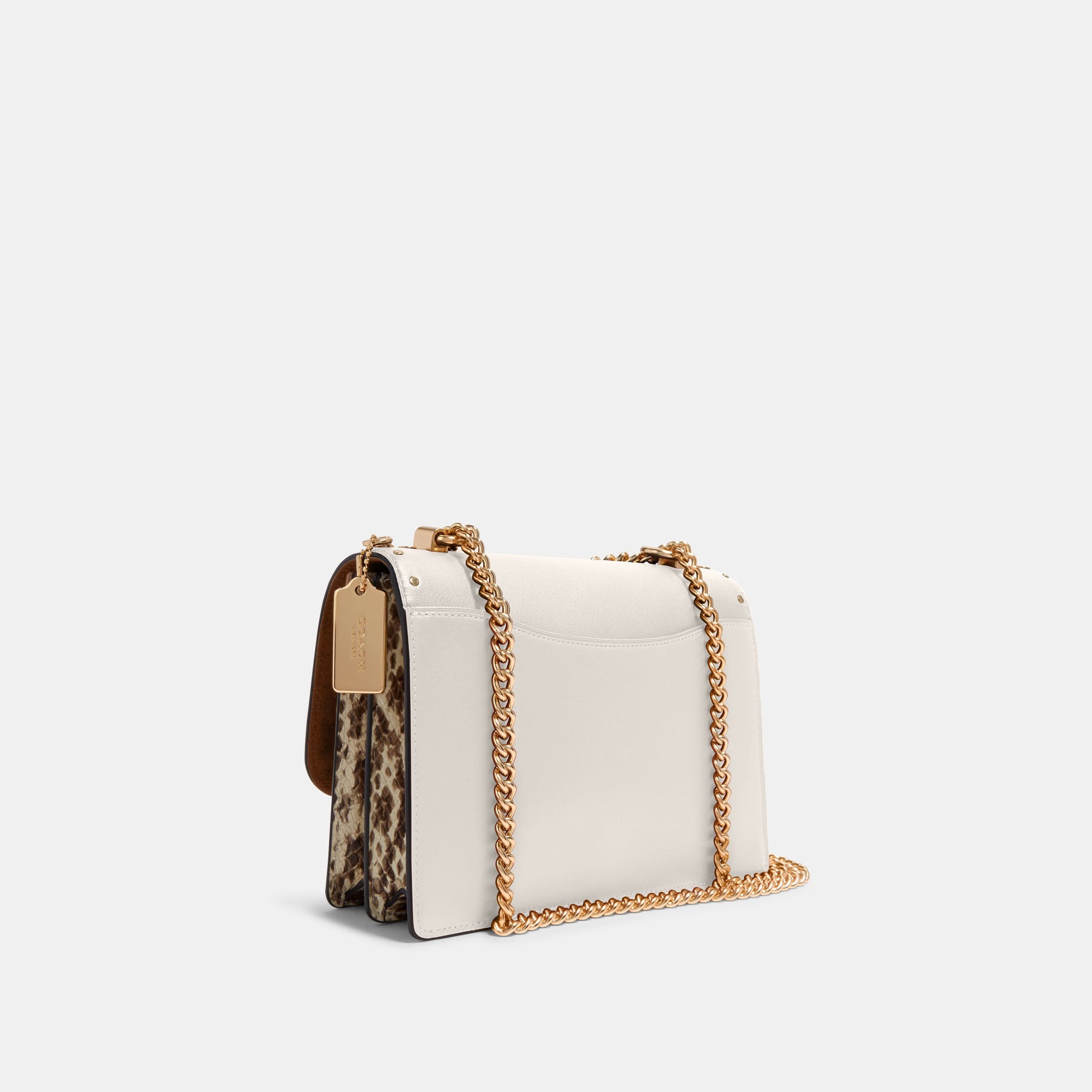 90400-Klare Crossbody In Signature Canvas With Rivets