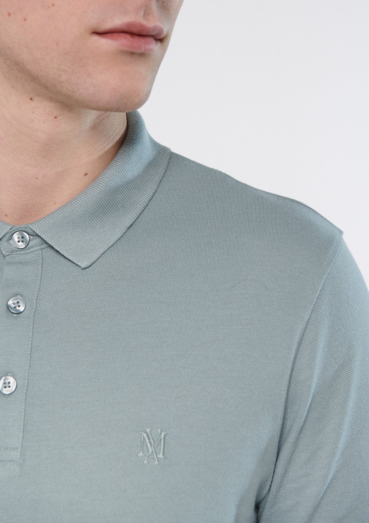 Blue Modal Polo T-Shirt