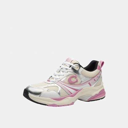 CAQ29-Mesh Sneaker-Fuschia Multi