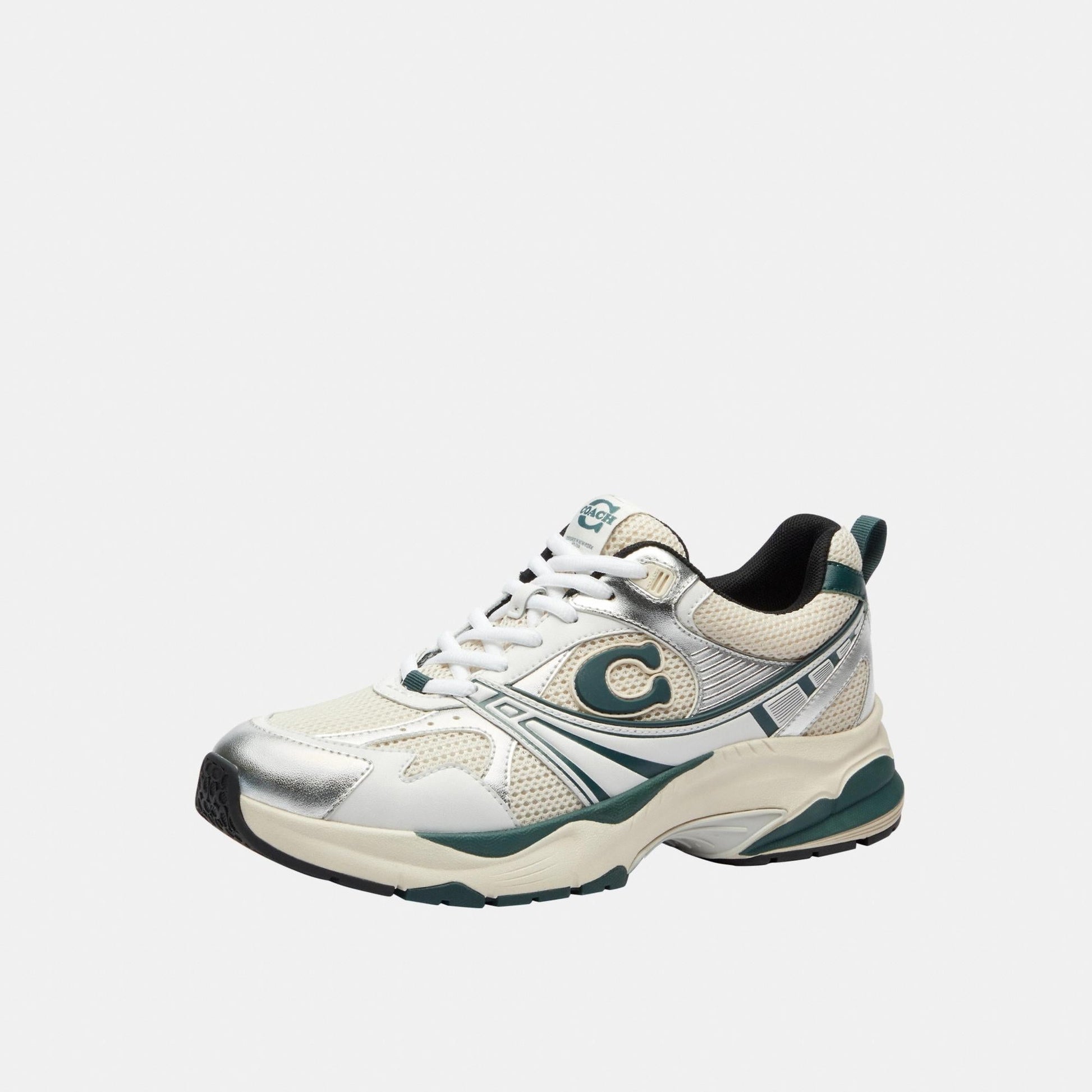 CAQ29-Mesh Sneaker-Dark Teal Multi