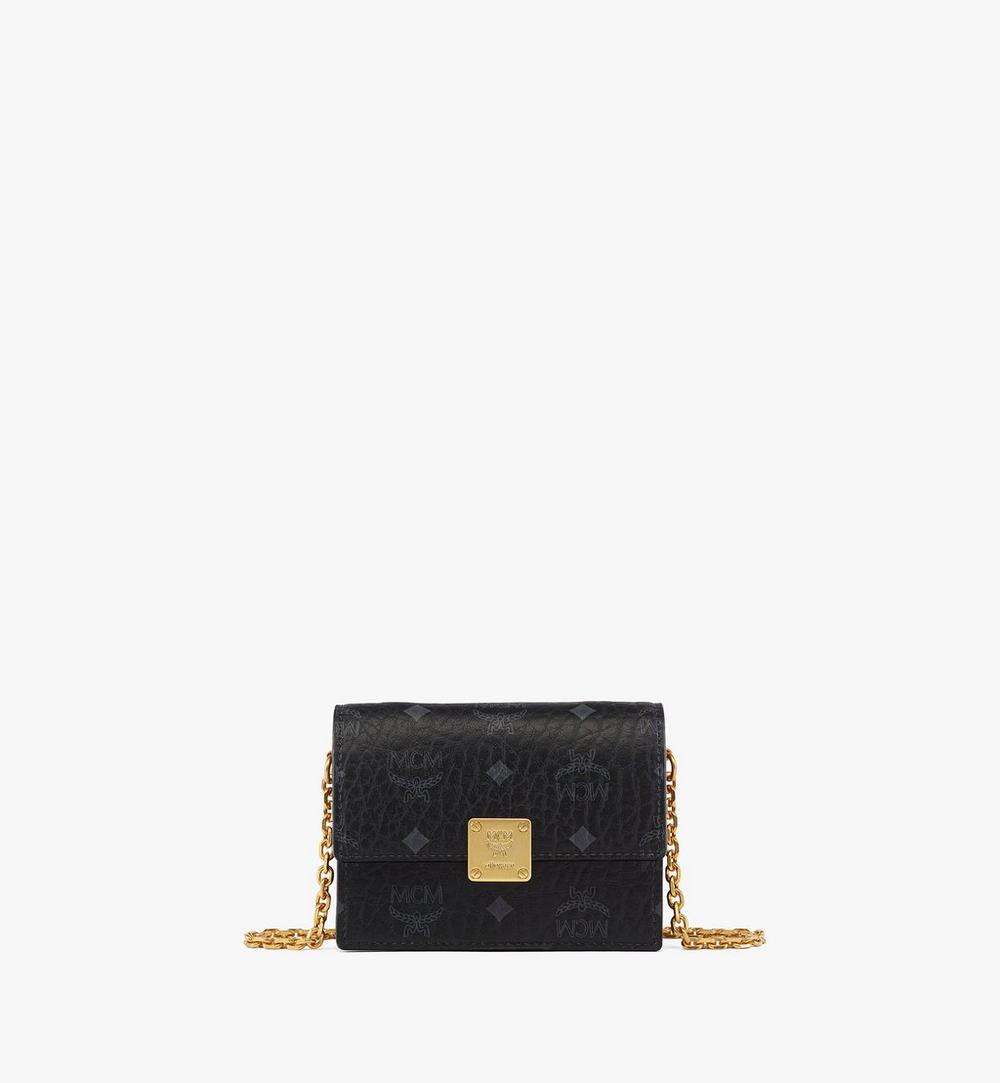 MYLFATA03BK001-AREN  VISETOS WALLET ON CHAIN, ONE SIZE|BLACK