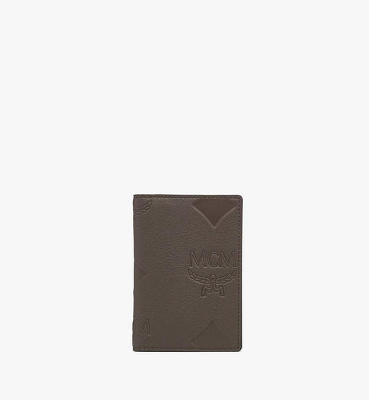 MXADATA04FF001-Aren Bifold Card Wallet in Maxi Monogram Leather|MOREL GREY