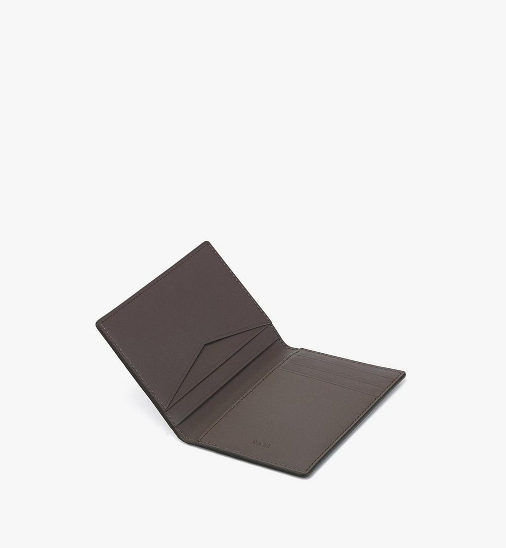 MXADATA04FF001-Aren Bifold Card Wallet in Maxi Monogram Leather|MOREL GREY