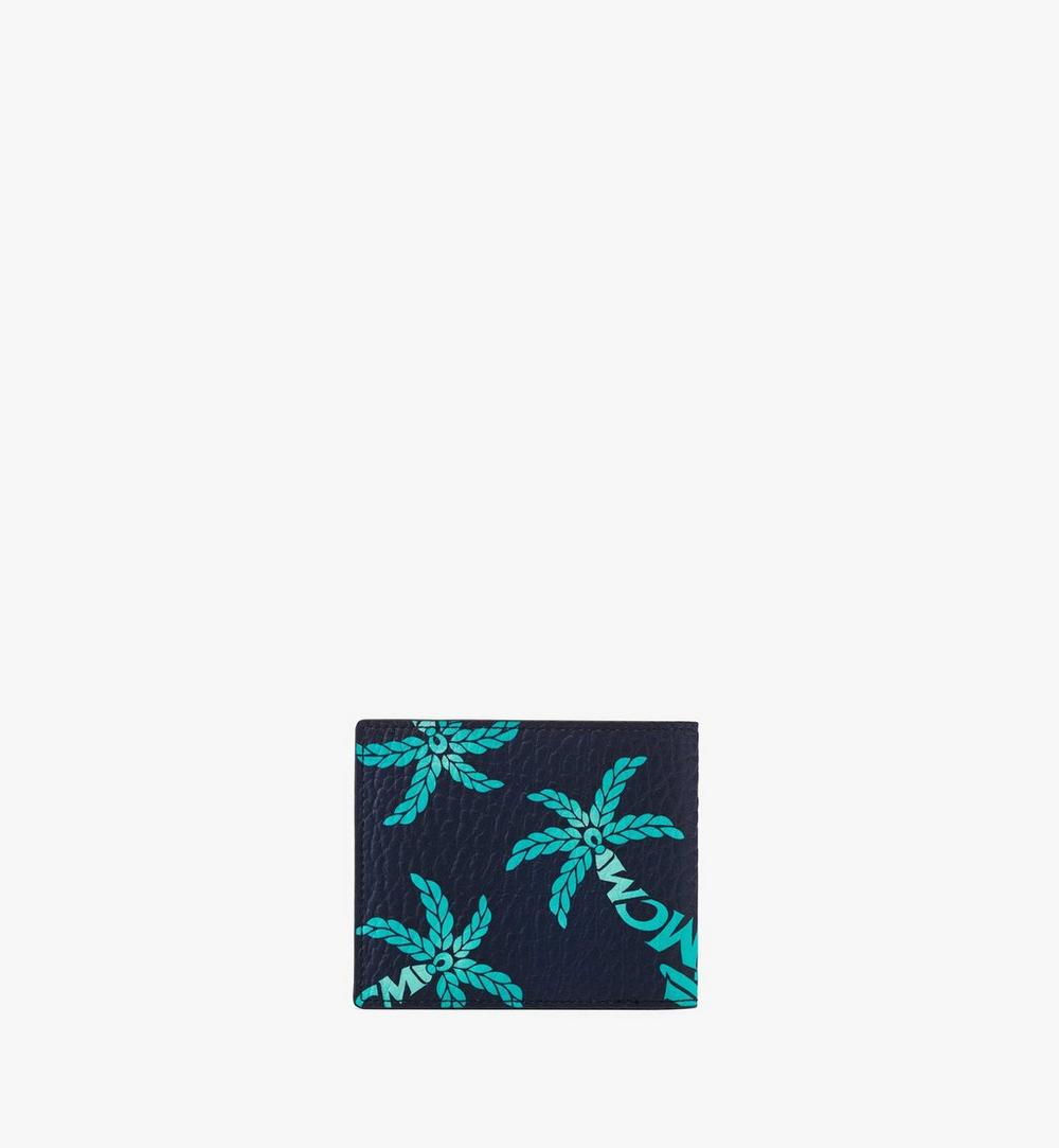 MXSFSTA021B001-Aren Bifold Wallet in Palm Canvas|CERAMIC