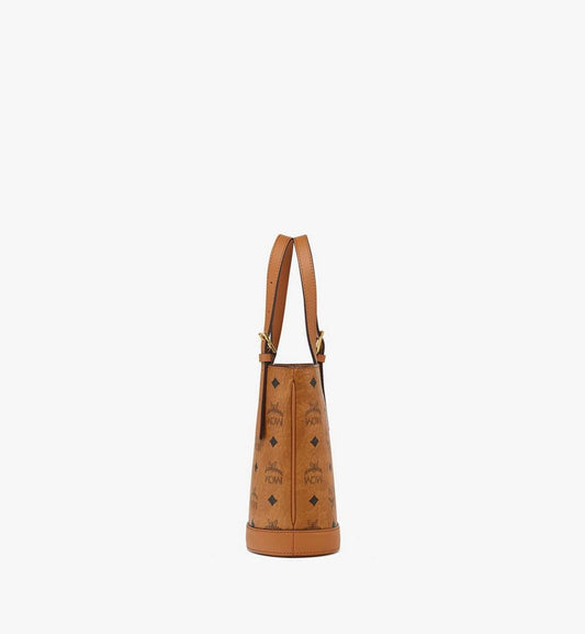 MWTEATA01CO001-Aren Bucket Tote in Visetos|COGNAC