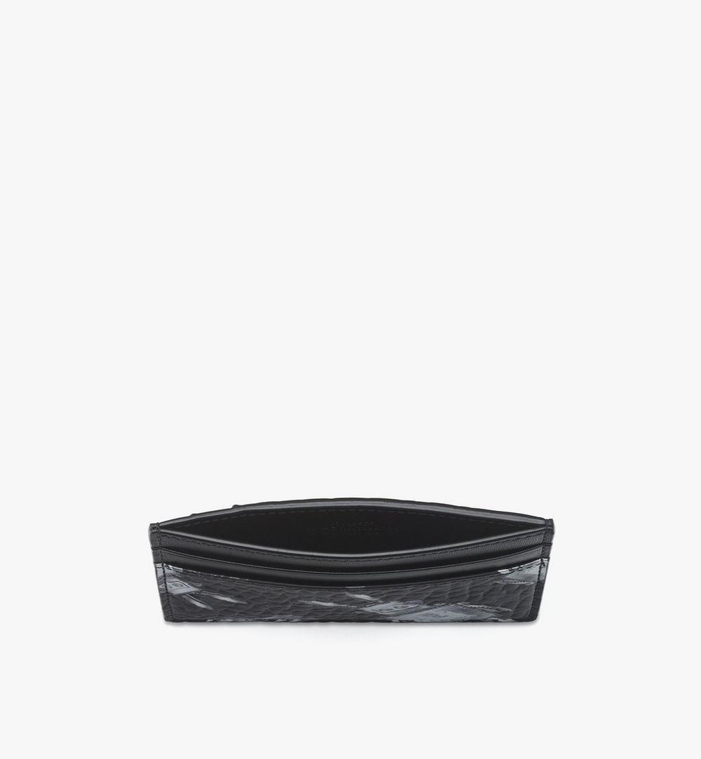 MXAGSTA02BK001-Aren Card Case in Rabot Visetos|BLACK