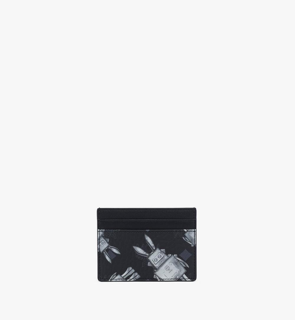 MXAGSTA02BK001-Aren Card Case in Rabot Visetos|BLACK