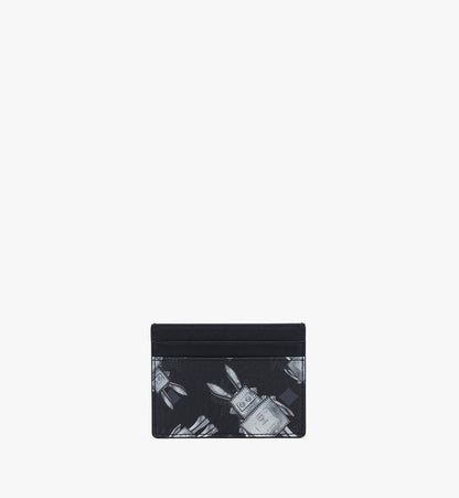 MXAGSTA02BK001-Aren Card Case in Rabot Visetos|BLACK
