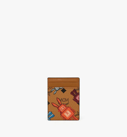 MXAGSTA01CO001-Aren Card Case in Rabot Visetos|COGNAC