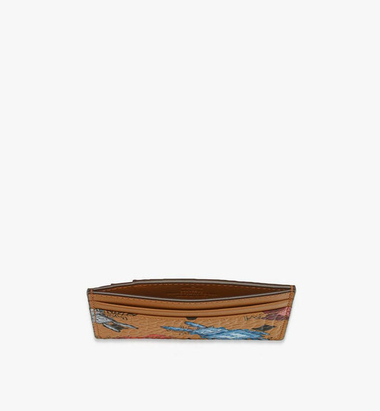 MXAGSTA01CO001-Aren Card Case in Rabot Visetos|COGNAC