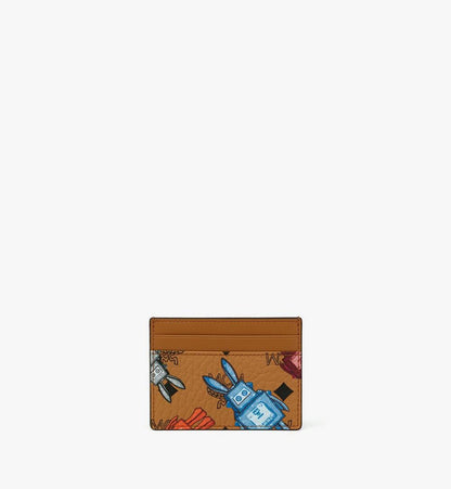 MXAGSTA01CO001-Aren Card Case in Rabot Visetos|COGNAC