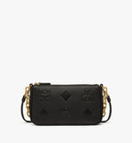 MYZFSTA01BK001-Aren Chain Crossbody in Maxi Monogram Leather|BLACK