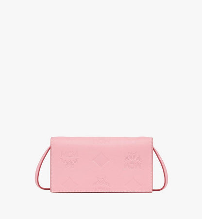 MYLGSTA01QA001-Aren Chain Wallet in Embossed Monogram Leather|LOTUS