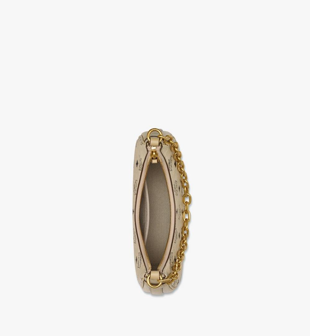 MWHFATA02I8001-Aren Crescent Hobo Bag in Visetos|BEIGE + BLACK