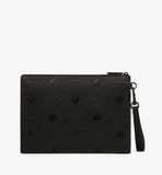 MYZFATA02BK001-Aren Crossbody Pouch in Monogram Leather|BLACK