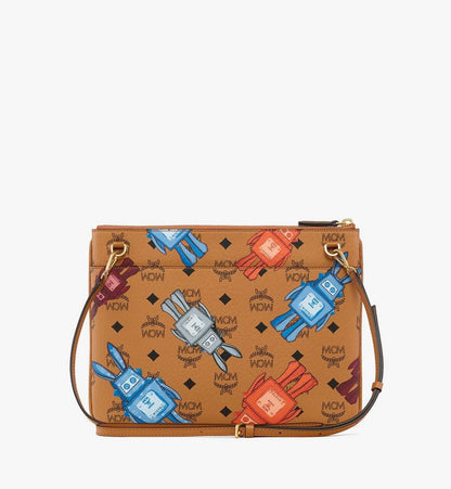 MYZGSTA02CO001-Aren Crossbody Pouch in Rabot Visetos|COGNAC VINTAGE