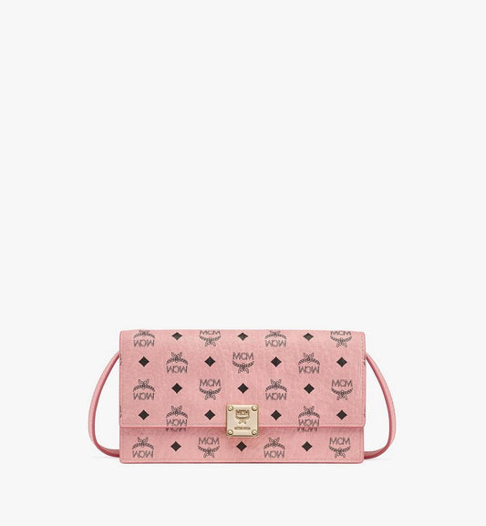 MYLFATA01PZ001-Aren Crossbody Wallet in Visetos|SOFT PINK