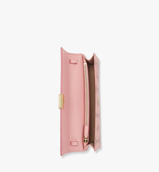 MYLFATA01PZ001-Aren Crossbody Wallet in Visetos|SOFT PINK