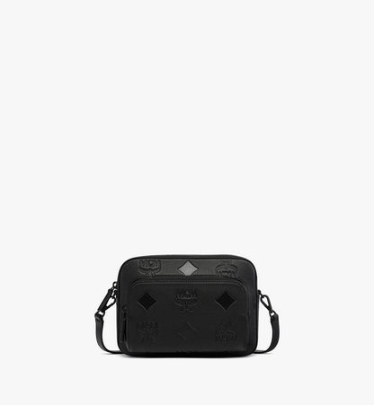 MMRFSTA01BK001-Aren Crossbody in Maxi Monogram Leather|BLACK