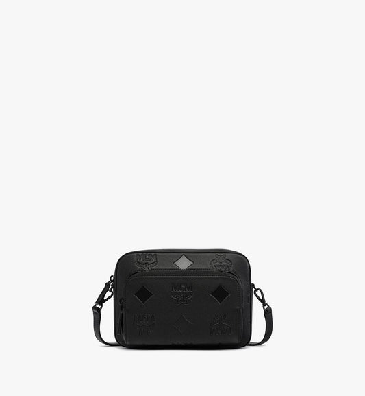 MMRFSTA01BK001-Aren Crossbody in Maxi Monogram Leather|BLACK