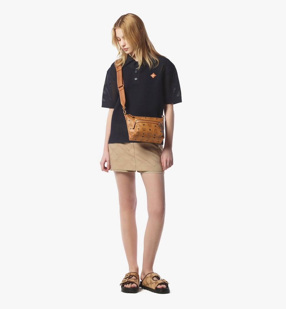 MMRFSTA05CO001-Aren Crossbody in Visetos|COGNAC