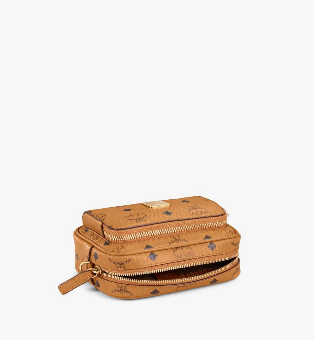 MMRAAKC03CO001-Aren Crossbody in Visetos|COGNAC