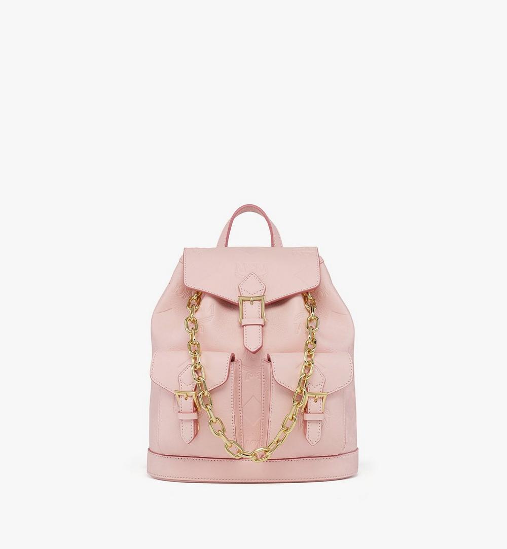 MWKGSTA01QA001-Aren Drawstring Backpack in Maxi Monogram Leather|LOTUS