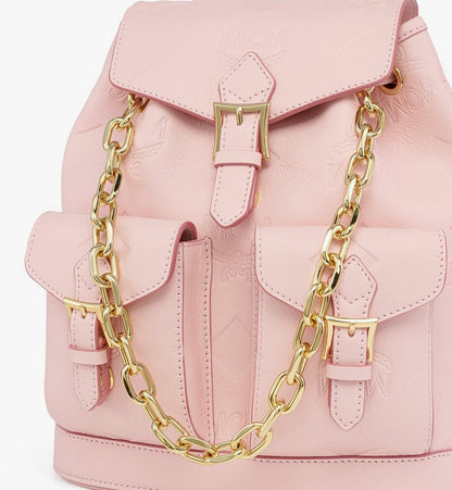 MWKGSTA01QA001-Aren Drawstring Backpack in Maxi Monogram Leather|LOTUS