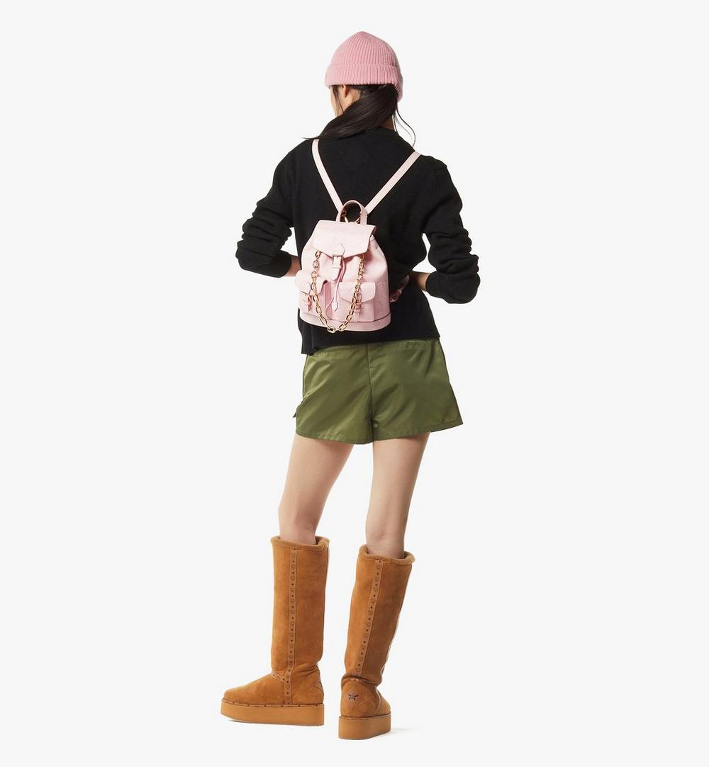 MWKGSTA01QA001-Aren Drawstring Backpack in Maxi Monogram Leather|LOTUS