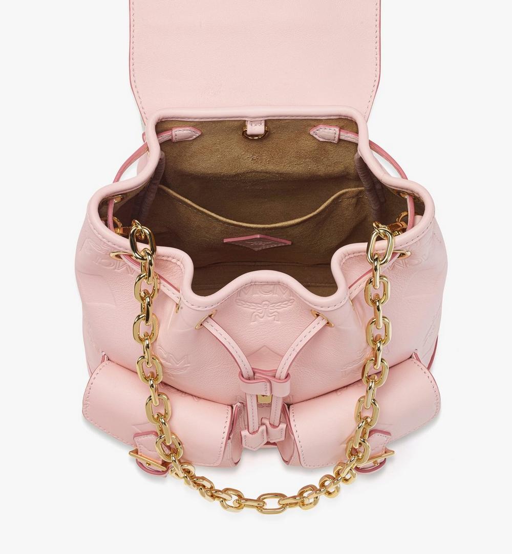 MWKGSTA01QA001-Aren Drawstring Backpack in Maxi Monogram Leather|LOTUS