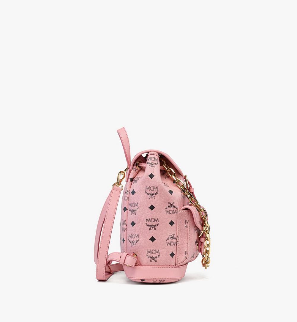 MWKFATA02PZ001-Aren Drawstring Backpack in Visetos|SOFT PINK