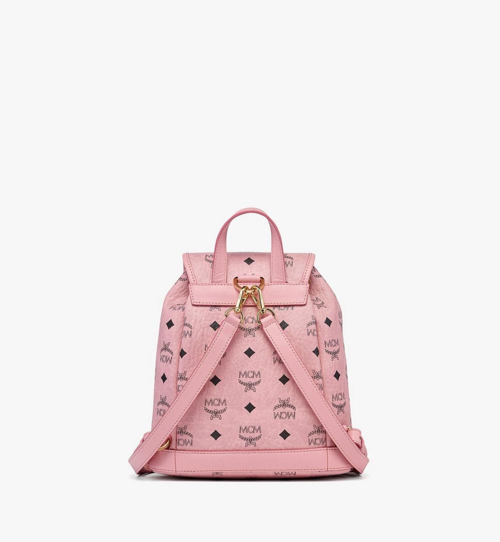 MWKFATA02PZ001-Aren Drawstring Backpack in Visetos|SOFT PINK