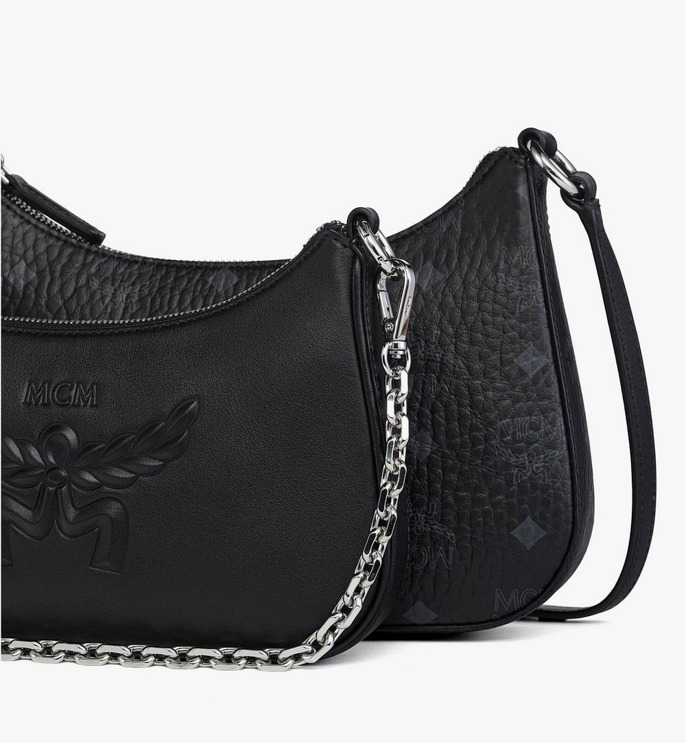MWHGSTA04BK001-Aren Duo Hobo in Visetos|
