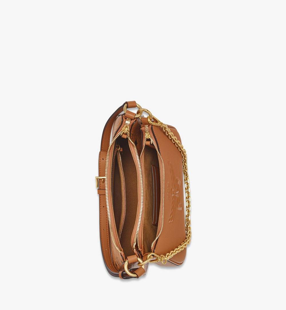MWHFSTA03CO001-Aren Duo Hobo in Visetos|COGNAC