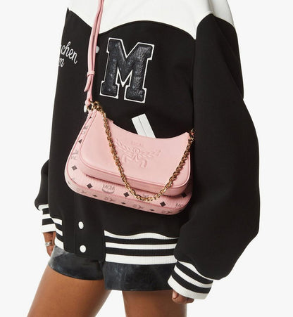 MWHGSTA04PZ001-Aren Duo Hobo in Visetos|SOFT PINK