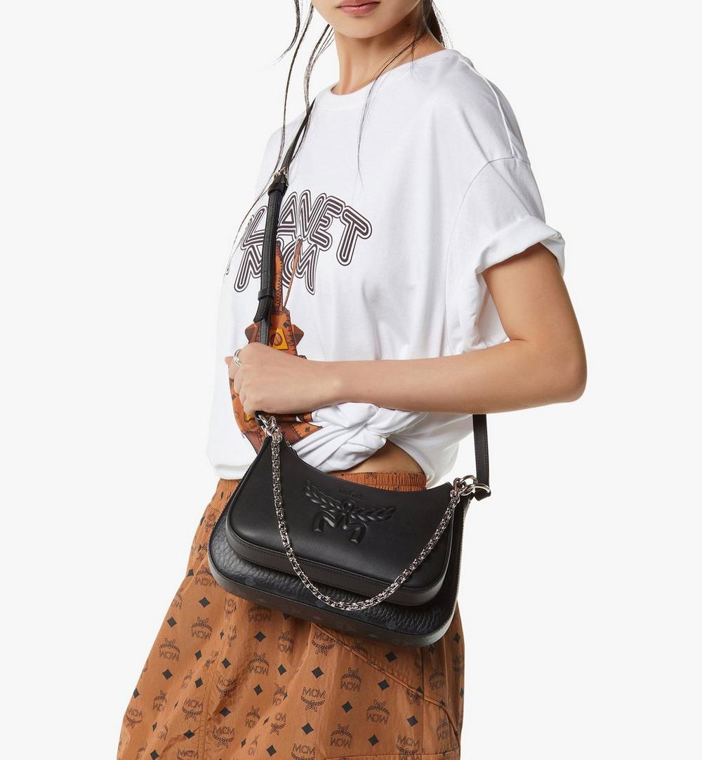 MWHGSTA04BK001-Aren Duo Hobo in Visetos|