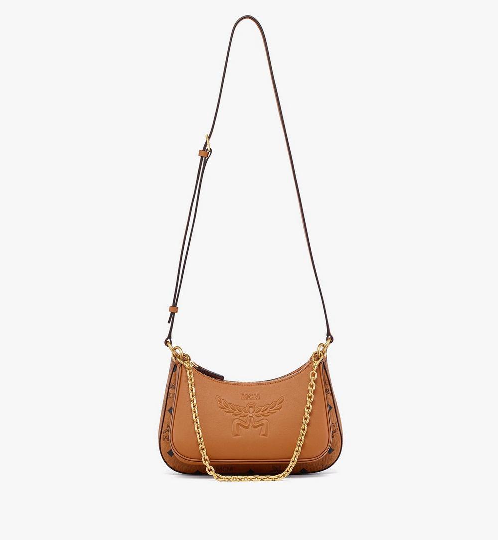 MWHFSTA03CO001-Aren Duo Hobo in Visetos|COGNAC