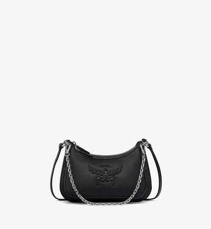 MWHGSTA04BK001-Aren Duo Hobo in Visetos|
