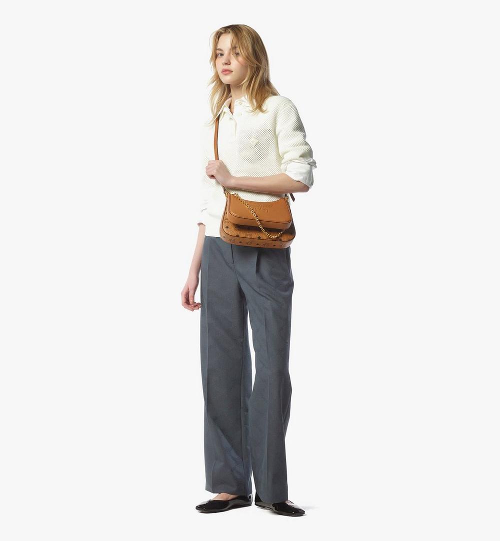 MWHFSTA03CO001-Aren Duo Hobo in Visetos|COGNAC