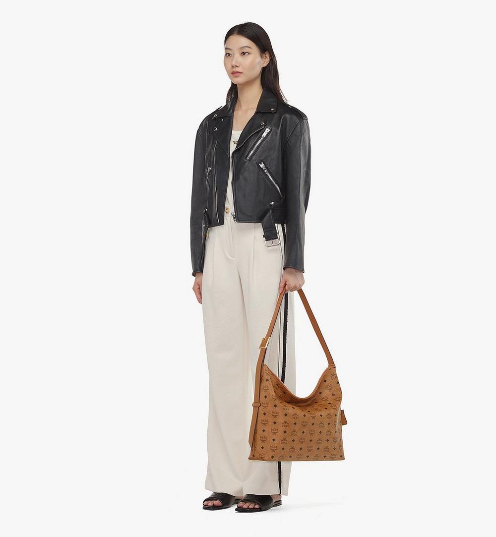 MWHESTA02CO001-Aren Hobo in Visetos|COGNAC