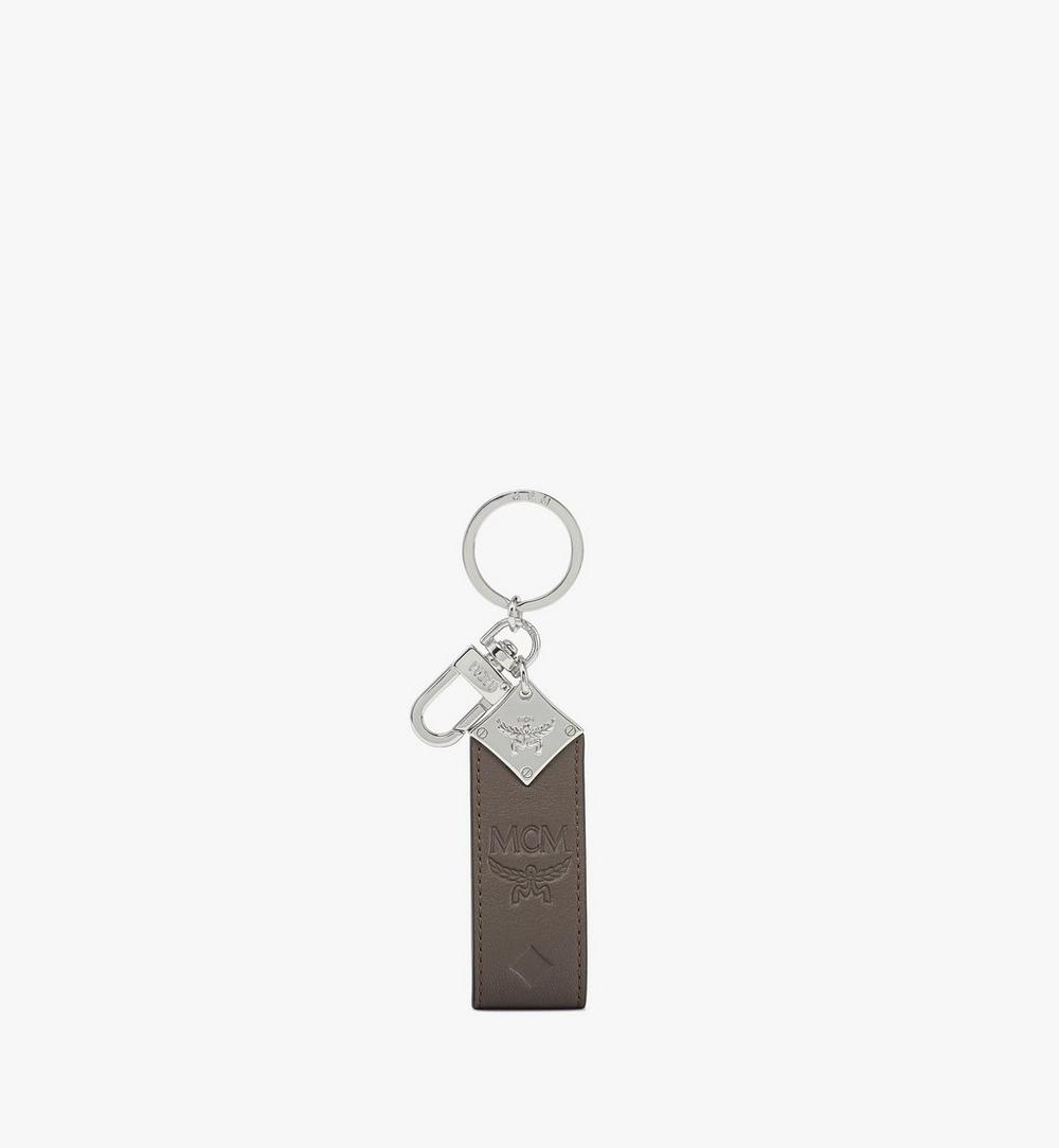 MXZFSTA08FF001-Aren Key Holder in Monogram Leather|MOREL GREY
