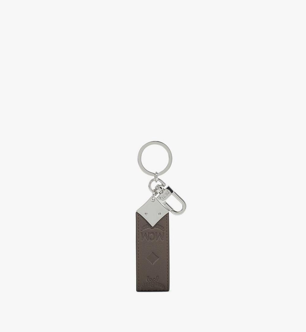 MXZFSTA08FF001-Aren Key Holder in Monogram Leather|MOREL GREY