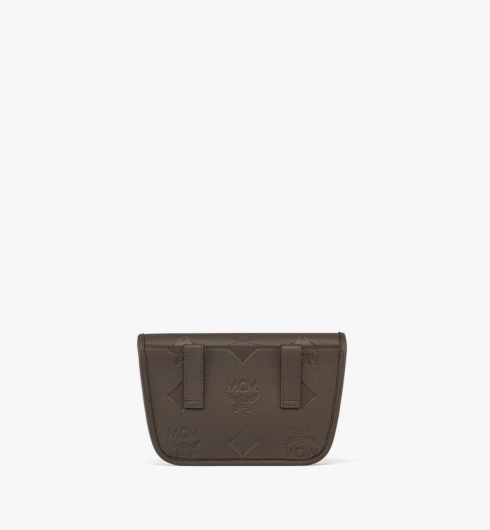 MMMFSTA03FF001-Aren Messenger Bag in Maxi Monogram Leather|MOREL GREY