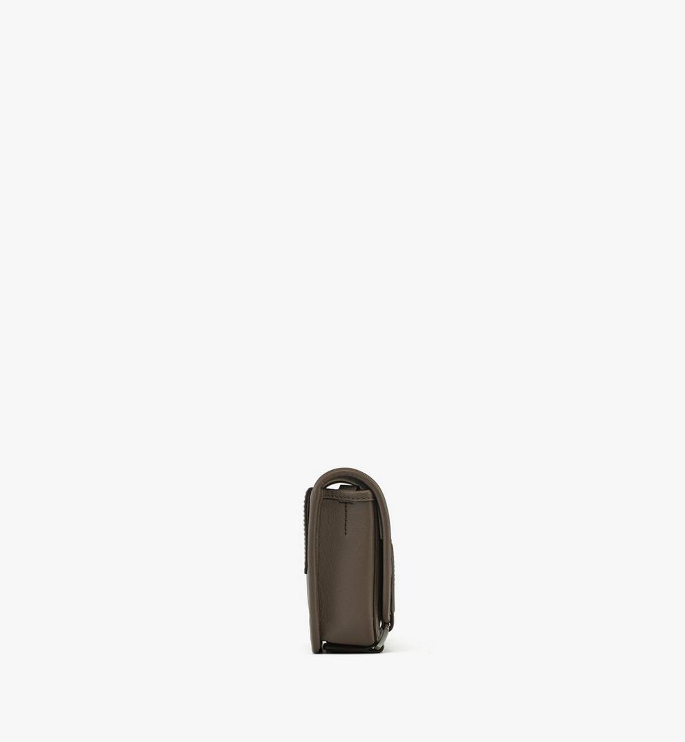 MMMFSTA03FF001-Aren Messenger Bag in Maxi Monogram Leather|MOREL GREY