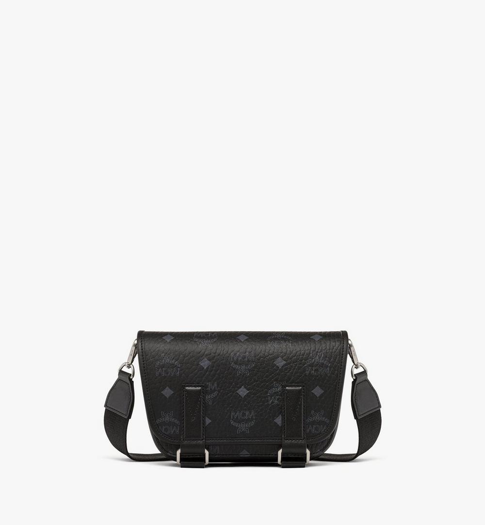 MMMEATA02BK001-Aren Messenger Bag in Visetos|BLACK