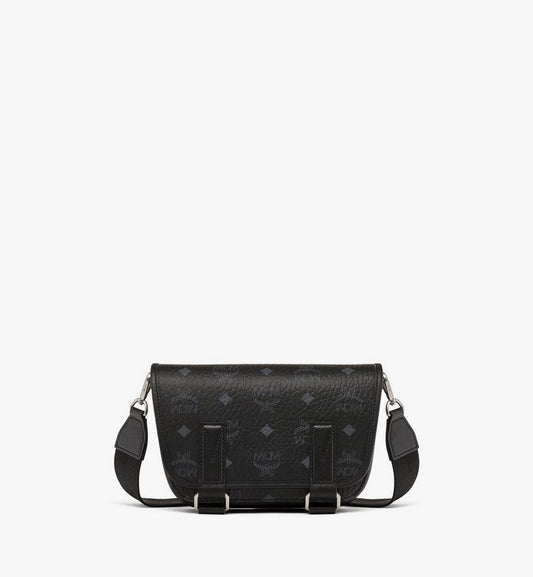 MMMEATA02BK001-Aren Messenger Bag in Visetos|BLACK